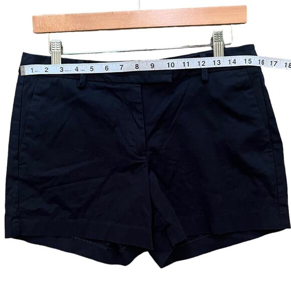 Ann Taylor Womens Shorts Size 6 Navy Devin Fit City Short Flat Front - Picture 3 of 7